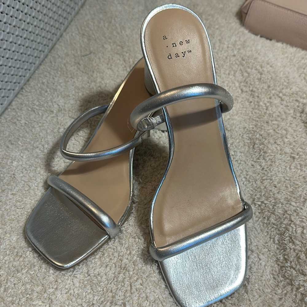 Silver heels